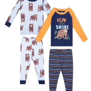 Koala Baby Koala Baby Boys 4 Piece Sleep Navy Peony 12 months