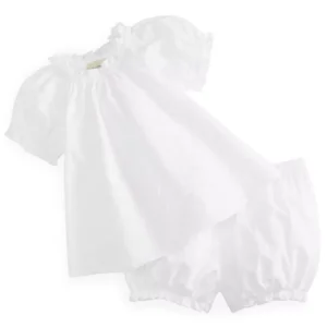 First Impressions Baby Girls 2-Pc. Eyelet Set Bright White 6-9 months