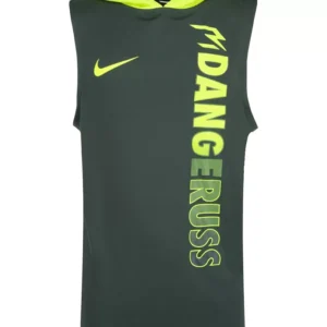 Nike 3BRAND by Russell Wilson Big Boys Dangeruss Dri-Fit Hoo Obsidian M 1012