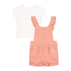Calvin Klein Calvin Klein Baby Girls Logo T Coral 24 months