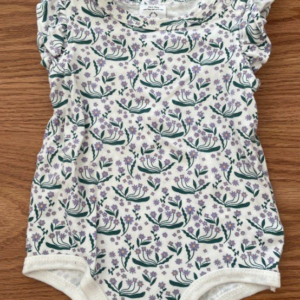 COTTON ON Baby Girls The Sleeveless Ruff Vanilla, Daisy Garden 0-3 months