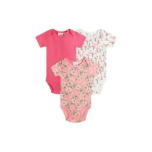 Koala Baby Baby Girls Rib Bodysuit, Pack Flamingo Newborn